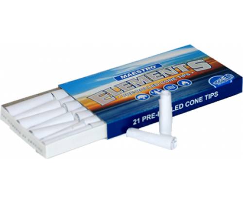Elements Maestro Pre-Rolled Cone Tips Τζιβάνα - Κωνική Φαρδιά Προτυλιγμένη - Τιμή: 1,20€