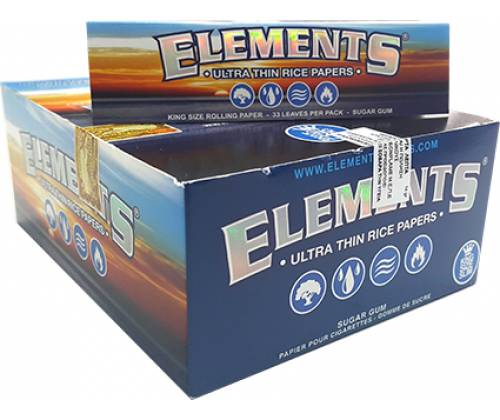 Elements Rolling Papers - King Size 50pcs -  Price: 29,50€