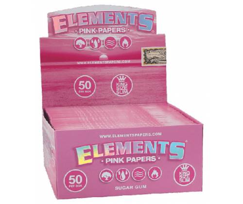 Elements Χαρτάκια Pink - KS 32φ. - Τιμή: 0,49€