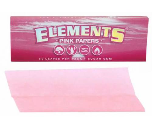 Elements Χαρτάκια Pink - 1¼ 50φ. 25τεμ. - Τιμή: 10,90€