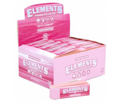 Elements Tips Perforated Τζιβάνα - Ροζ Σπαστή 50τεμ. - Τιμή: 9,80€
