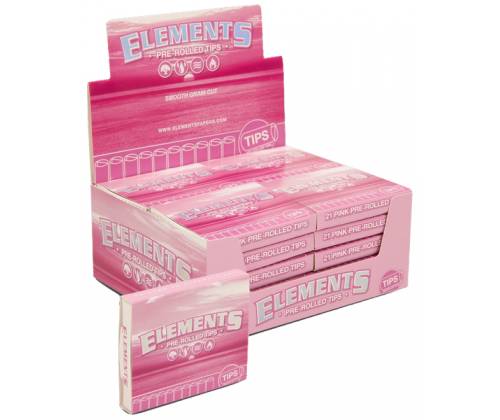 Elements Tips Pre-Rolled Τζιβάνα Pink - Προτυλιγμένη - Τιμή: 0,65€