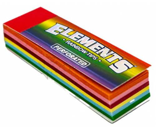 Elements Tips Perforated Τζιβάνα - Rainbow Σπαστή 50τεμ. - Τιμή: 9,80€