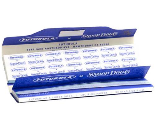Futurola x Snoop Dogg Χαρτάκια Premium - King Size Slim  με Τζιβάνα 32φ. - Τιμή: 2,40€