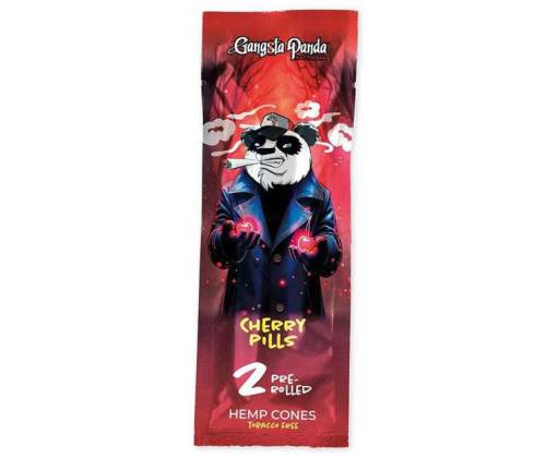 Gangsta Panda Blunt Wraps Πουρόφυλλα - Cherry 2φ. - Τιμή: 1,50€
