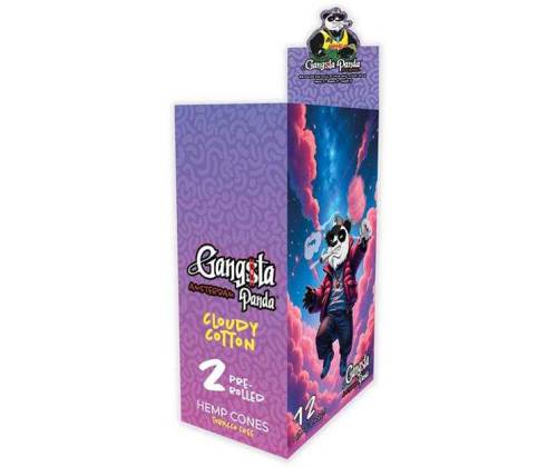 Gangsta Panda Blunt Wraps Πουρόφυλλα - Cotton Candy 2φ. - Τιμή: 1,50€