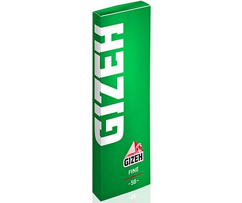 GIZEH Χαρτάκια Fine - Πράσινο - Τιμή: 0,20€