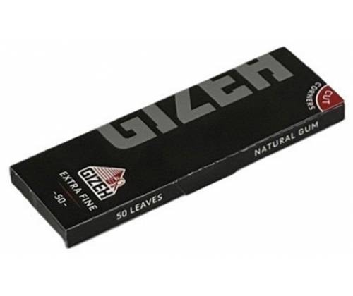 GIZEH Χαρτάκια Black Extra Fine 50φ. - Μαύρο - Τιμή: 0,21€