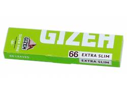 GIZEH Χαρτάκια Super Fine - Λαχανί - Extra Slim 66