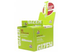 GIZEH Χαρτάκια Super Fine - Λαχανί - Extra Slim 66 50τεμ.