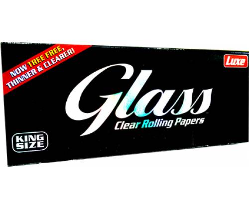 Glass Clear Χαρτάκια - Διάφανο - King Size - Τιμή: 0,80€