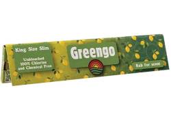 Greengo Χαρτάκια Lemons Edition Ακατέργαστο - King Size Slim