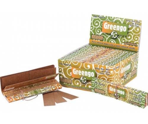 Greengo Χαρτάκια - King Size Slim με Τζιβάνες 24τεμ. - Τιμή: 42,00€