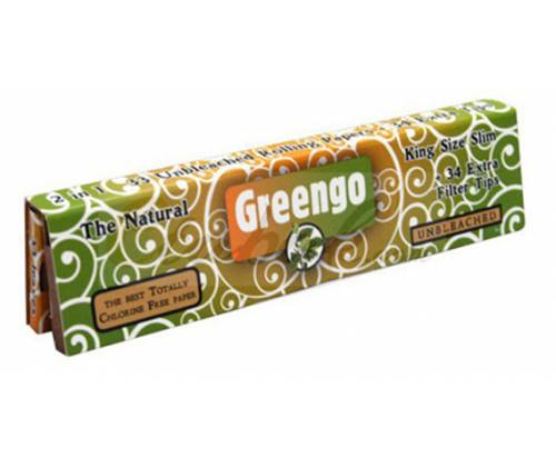 Greengo Χαρτάκια - King Size Slim με Τζιβάνες - Τιμή: 1,79€