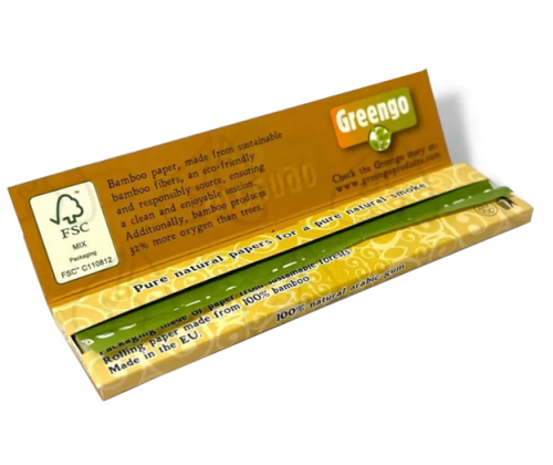 Greengo Χαρτάκια - Bamboo King Size Slim Unbleached - Τιμή: 0,95€