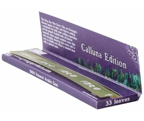 Greengo Χαρτάκια Calluna Edition - King Size Slim 33φ. - Τιμή: 0,90€