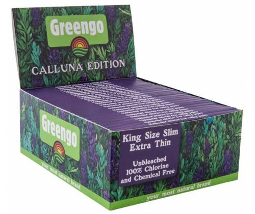 Greengo Χαρτάκια Calluna Edition - King Size Slim 33φ. - Τιμή: 0,90€