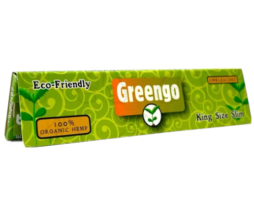 Greengo Χαρτάκια - Organic Hemp King Size Slim Unbleached - Τιμή: 0,95€