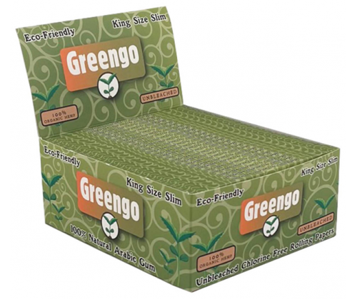 Greengo Χαρτάκια - Organic Hemp King Size Slim Unbleached - Τιμή: 0,95€