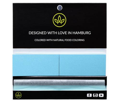 Healthy Garden Rolling Papers - Blue - King Size Slim with Blue Tips 32f. -  Price: 2,60€