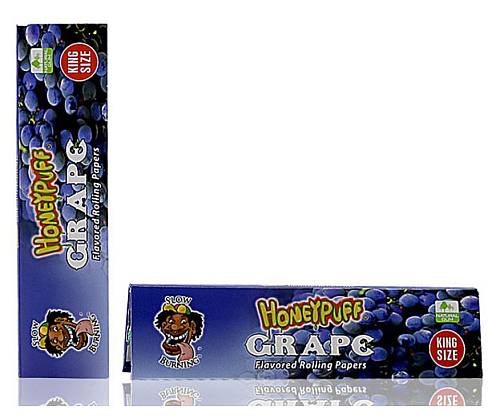 Honey Puff Χαρτάκια King Size Slim 32φ - Grape - Τιμή: 1,50€