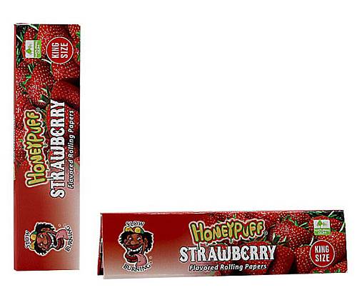 Honey Puff Χαρτάκια King Size Slim 32φ - Strawberry - Τιμή: 1,50€
