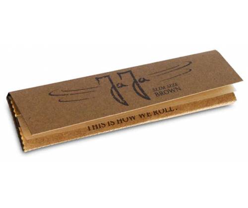 JaJa Χαρτάκια Brown Unbleached - Ακατέργαστο King Size Slim 32φ. - Τιμή: 0,75€