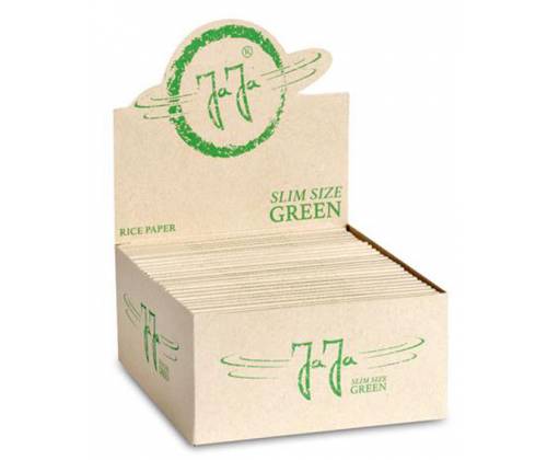JaJa Χαρτάκια Green - King Size Slim 32φ. - Τιμή: 0,75€
