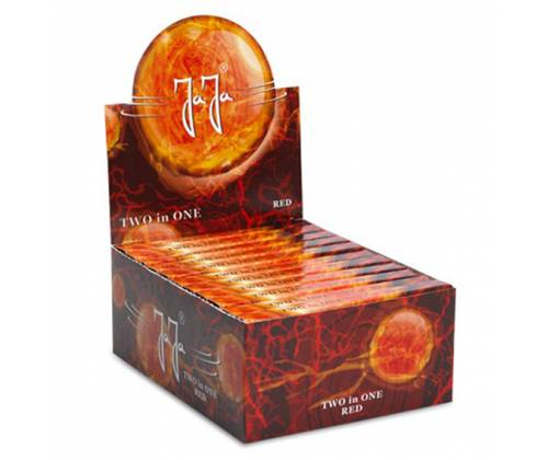 JaJa Χαρτάκια - Red - King Size Slim με Τζιβάνες 32φ. - Τιμή: 1,31€