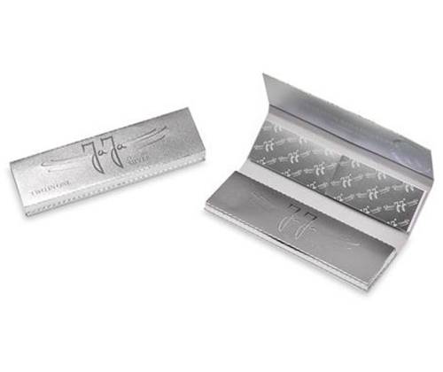 JaJa Χαρτάκια Silver NEW - King Size Slim with Tips 32f. - Price: 2,00€
