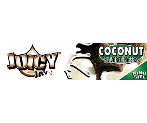 Juicy Jays Χαρτάκια - King Size Slim - Καρύδα - Τιμή: 1,60€