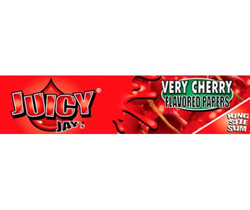 Juicy Jays Χαρτάκια - King Size Slim - Κεράσι - Τιμή: 1,60€