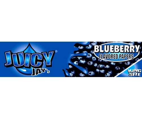Juicy Jays Χαρτάκια - King Size Slim - Blueberry - Τιμή: 1,60€