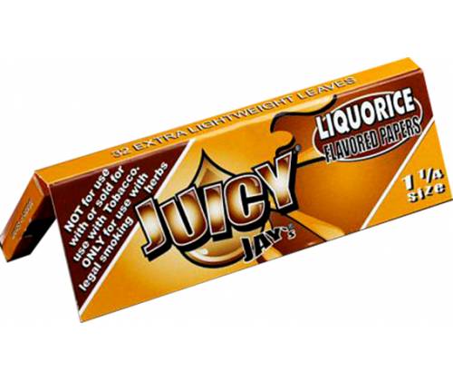 Juicy Jays Χαρτάκια - Γλυκόριζα  - 32φ. - Τιμή: 1,20€