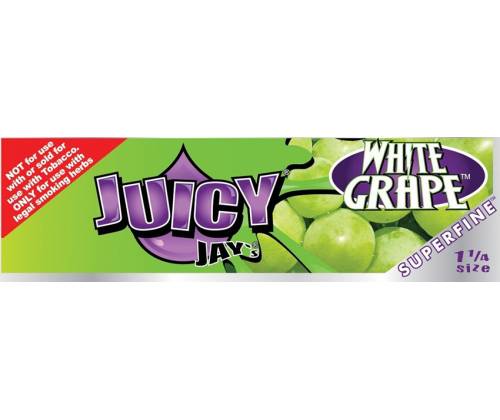 Juicy Jays Χαρτάκια - SUPERFINE- White Grape 1¼ - 32φ. - Τιμή: 1,10€