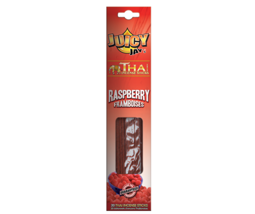 Juicy Jays Thai Incense Sticks Αρωματικά - Raspberry (Βατόμουρο) 20 τεμ. - Τιμή: 1,40€
