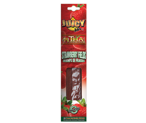 Juicy Jays Thai Incense Sticks Αρωματικά - Strawberry Fields (Φράουλα) 20 τεμ. - Τιμή: 1,40€