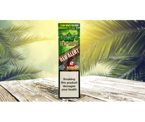 Juicy Hemp Blunt Wraps RED ALERT – Strawberry - Price: 0,70€