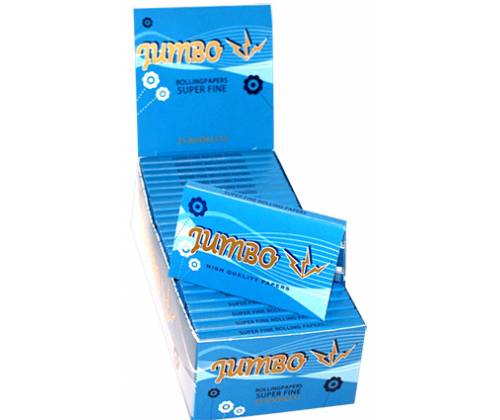 Jumbo Χαρτάκια - Super Fine Double - Μπλε 25τεμ. - Τιμή: 10,00€