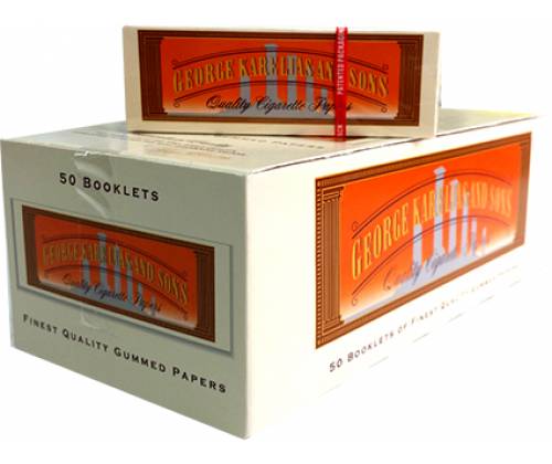 ΚΑΡΕΛΙΑΣ Χαρτάκια - Καφέ 50τεμ. - Τιμή: 11,00€