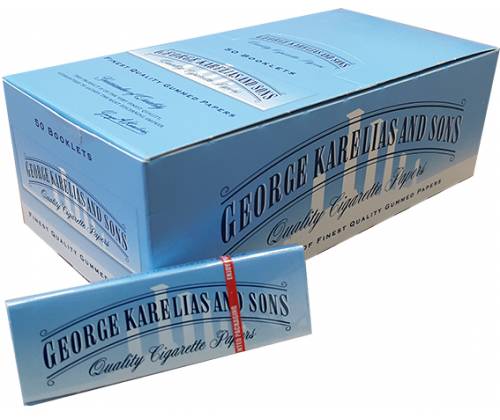 ΚΑΡΕΛΙΑΣ Χαρτάκια - Σιέλ 50τεμ. - Τιμή: 11,00€