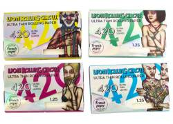 Lion Rolling Circus Χαρτάκια 4:20 Block - Silver Λευκό Χαρτάκι 420φ.