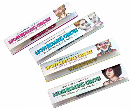 Lion Rolling Circus Χαρτάκια Big Smoke - KS Silver Λευκό Χαρτάκι 33φ. - Τιμή: 0,99€