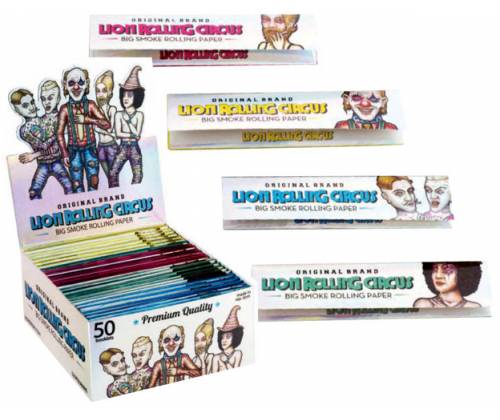 Lion Rolling Circus Χαρτάκια Big Smoke - KS Silver Λευκό Χαρτάκι 33φ. - Τιμή: 0,99€