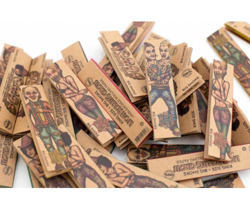 Lion Rolling Circus Χαρτάκια Big Smoke - KS Unbleached Ακατέργαστο 33φ. - Τιμή: 1,10€
