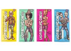 Lion Rolling Circus Χαρτάκια 1¼ - Διάφανα Transparent 50φ.