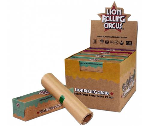 Lion Rolling Circus Χαρτάκια 15cm - Unbleached Ακατέργαστο - Τιμή: 4,80€