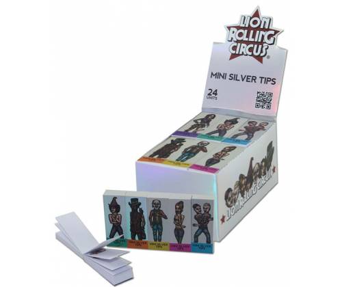 Lion Rolling Circus Tips Τζιβάνα Silver - Σπαστή Mini - Τιμή: 0,50€