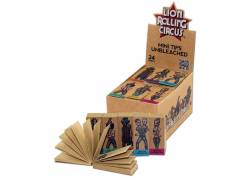 Lion Rolling Circus Tips Τζιβάνα Unbleached - Σπαστή Mini