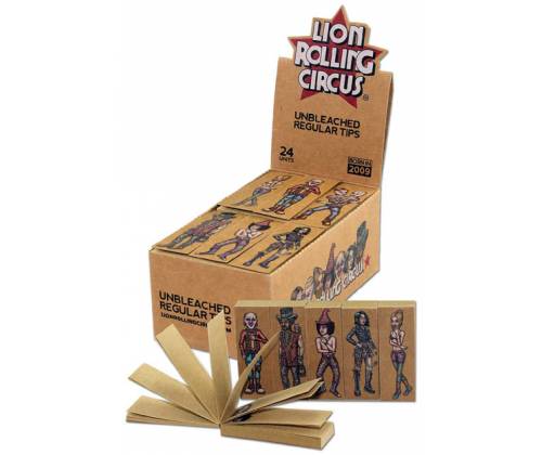 Lion Rolling Circus Tips Τζιβάνα Unbleached - Regular - Τιμή: 0,70€